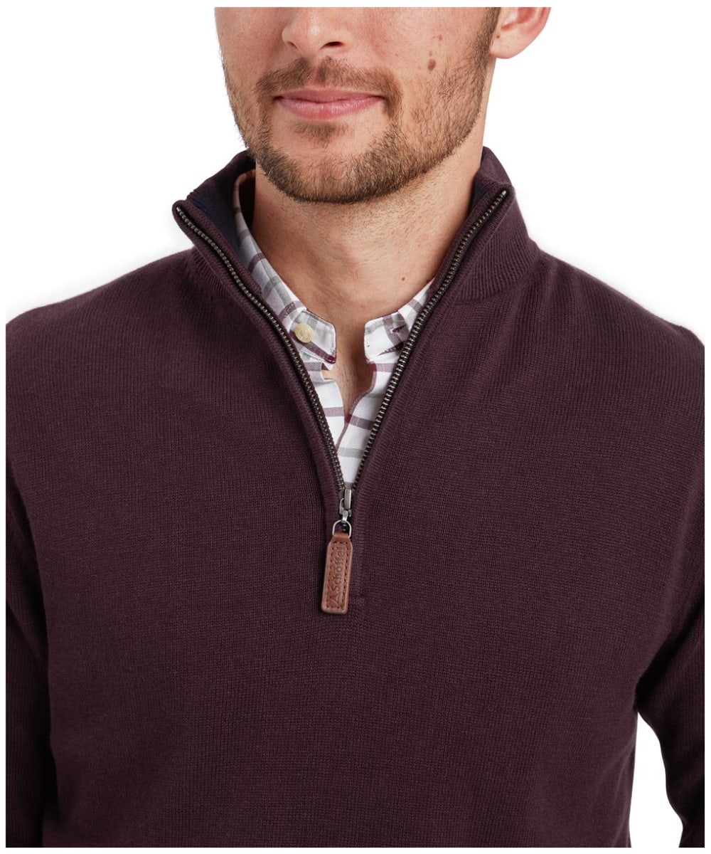 Cashmere half zip sweater mens on sale