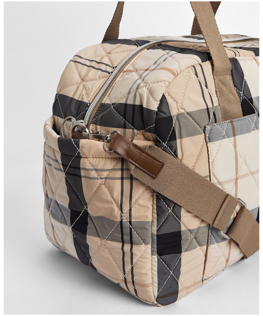 Women s Barbour Wetherham Quilted Overnight Holdall Bag