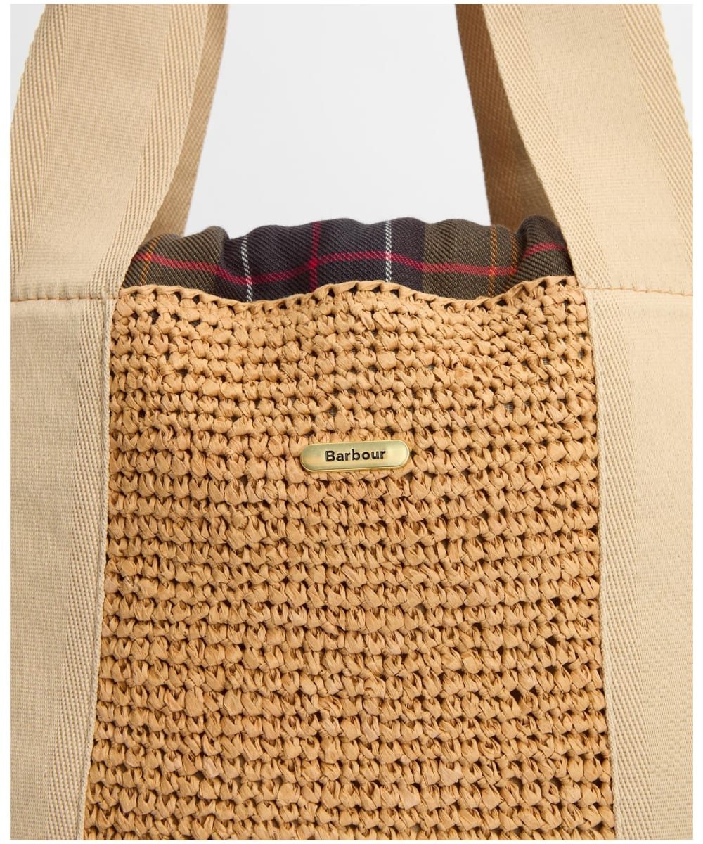 関税込◆Barbour Lily ビーチトートバッグ Barbour Lily Beach Tote in Natural | Lyst