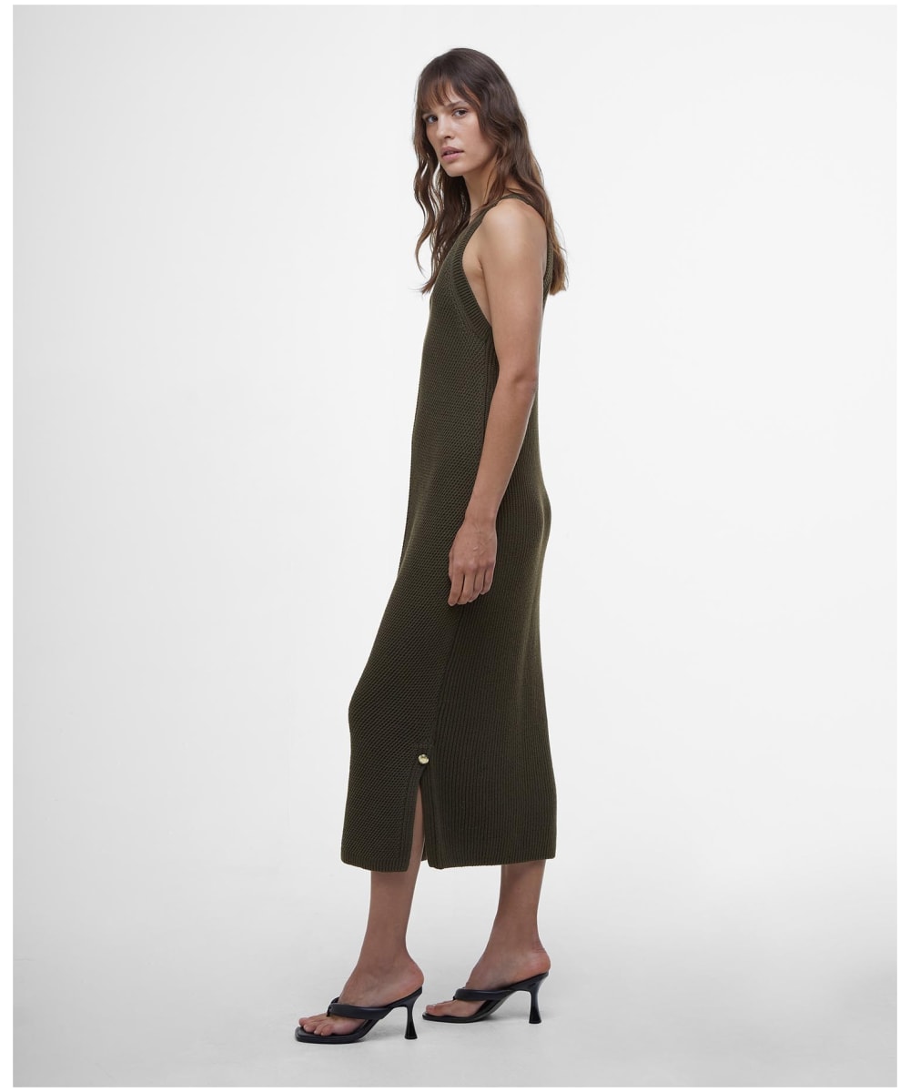 Women's Barbour International Dakota Knitted Midi Dress