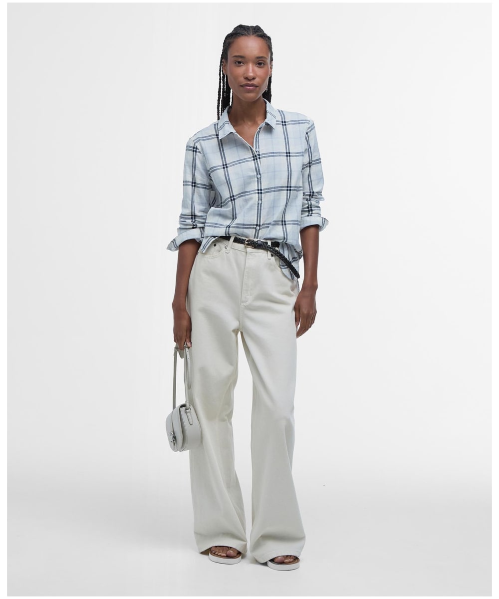 (取寄) バブアー レディース シーグロー シャツ Barbour women Seaglow Shirt Navy Check Amazon.com: Barbour Women's Seaglow Shirt, Navy Check