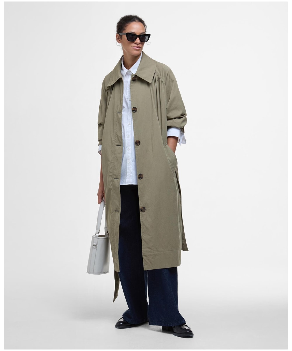 Women's Barbour Garbo Showerproof Trench Coat