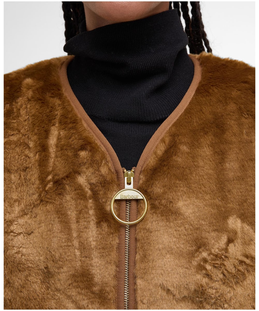 Women's Barbour Karin Faux Fur Gilet