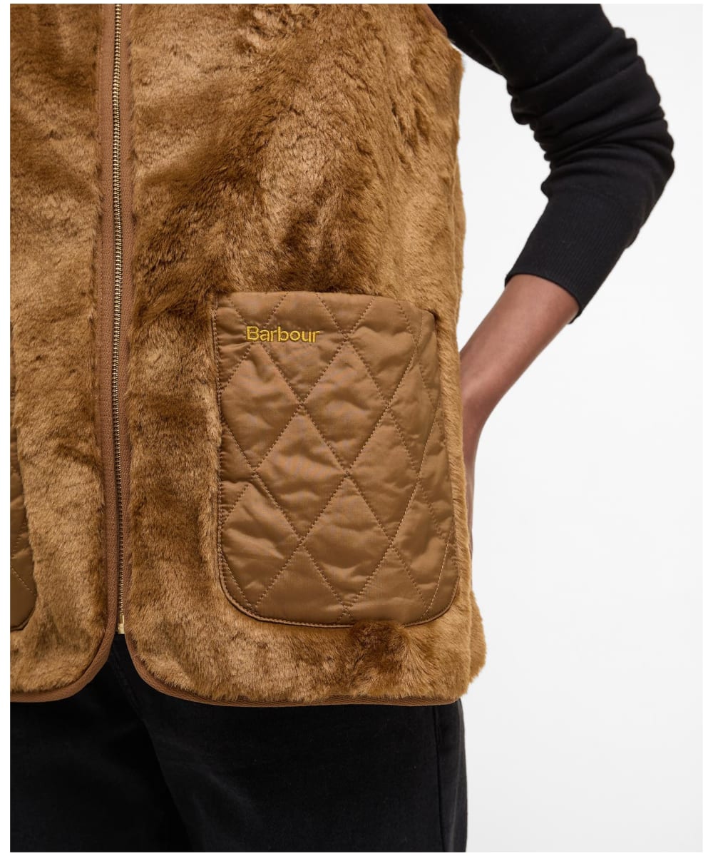 Women's Barbour Karin Faux Fur Gilet