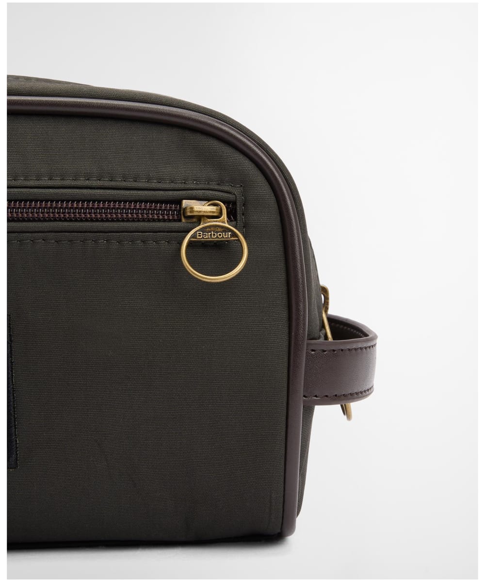 Men's Barbour Wax Washbag