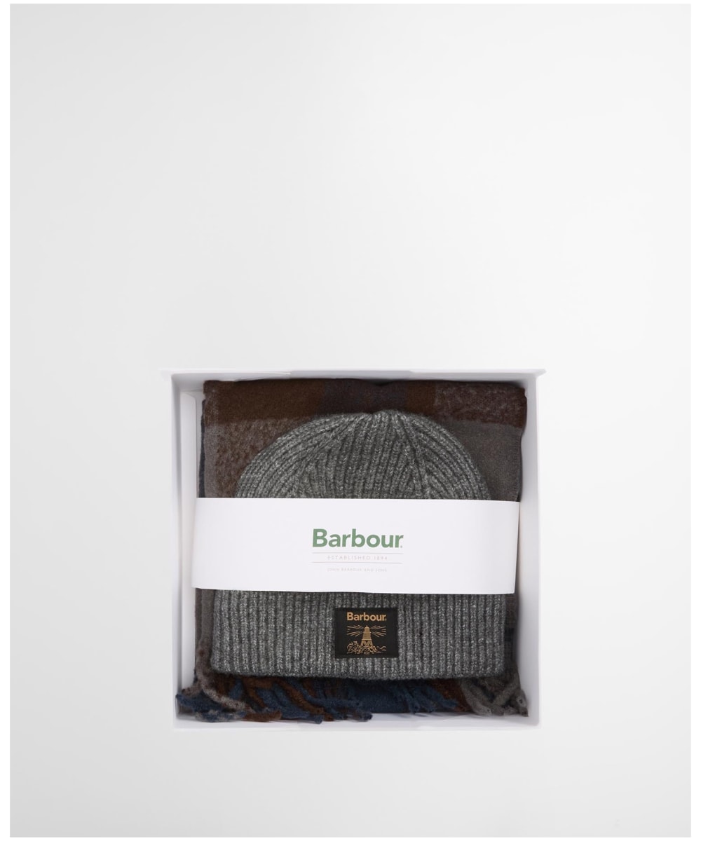 Men's Barbour Westerdale Beanie Scarf Gift Set