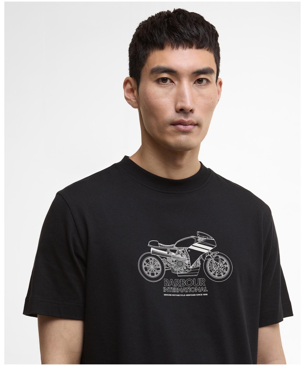 Men's Barbour International Topher Motorbike T-Shirt