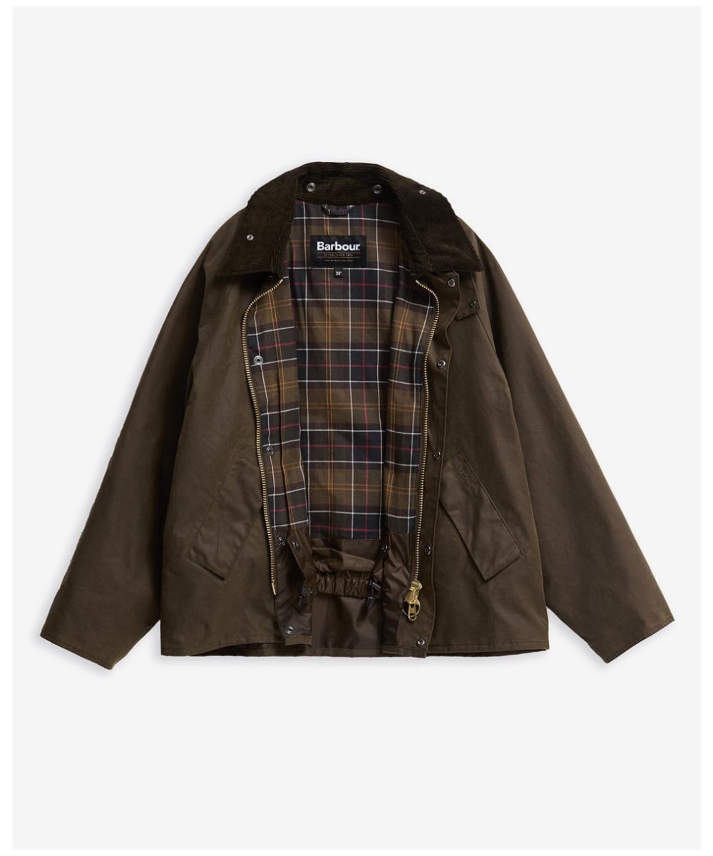 ジャケット・アウター Barbour Oversize Jacket Transport Barbour - Oversized Transporter Casual Jacket in Sage – Stoy