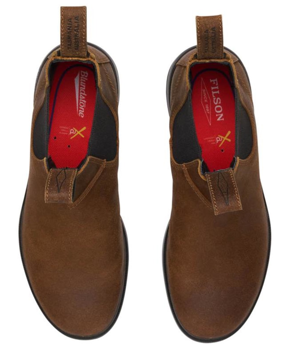 Men's Blundstone x Filson #2535 Waxed Suede Chelsea Boots