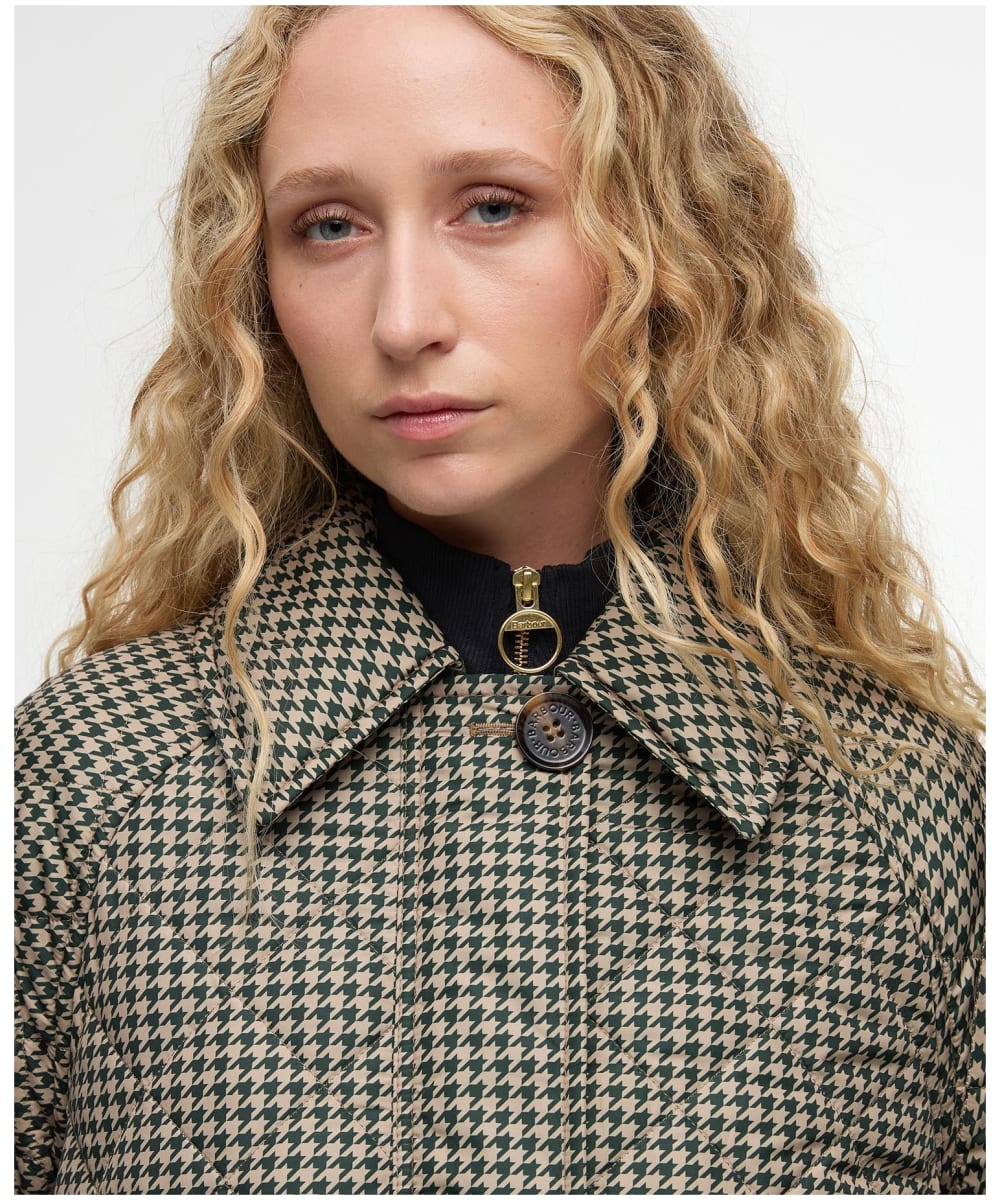 Check Padded Jacket Women's Barbour Laoise Check Quilted Jacket