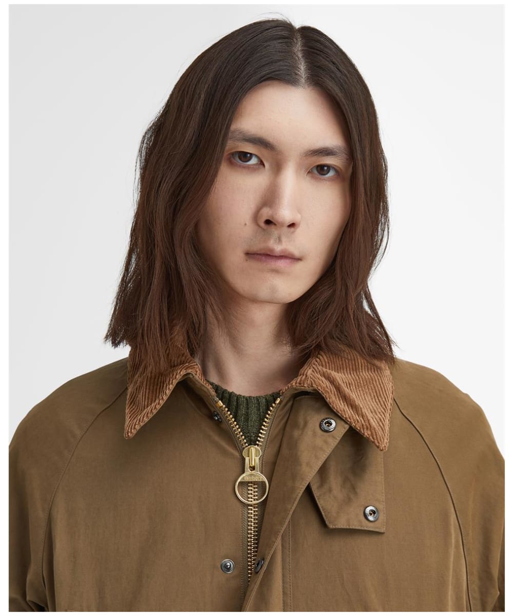 Mens Barbour Oversized Peached Bedale Casual Jacket