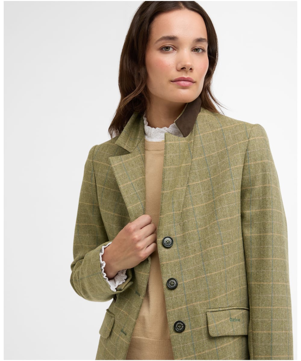 Tweed Barbour Tailored Jacket Womens France How To Style A Barbour
