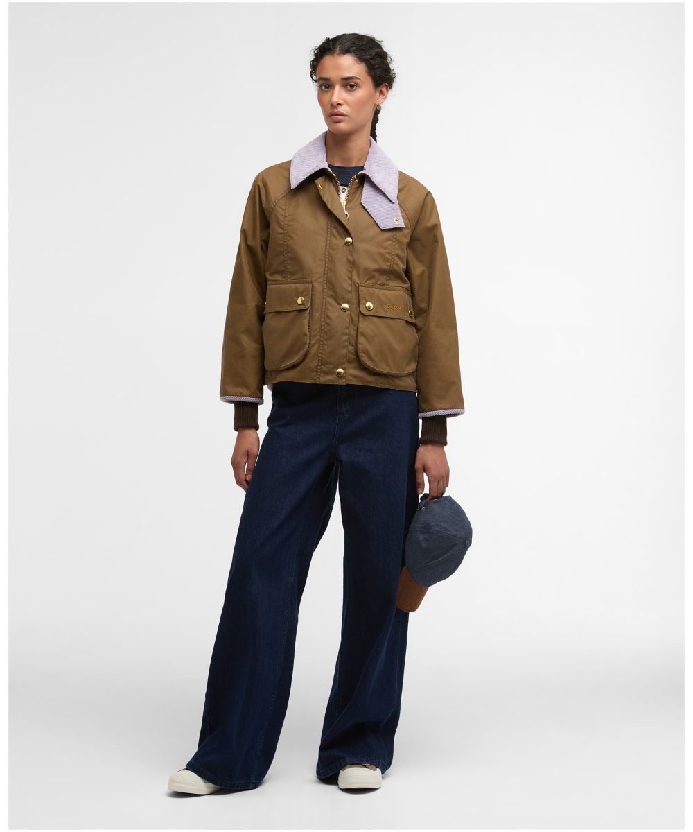 Cropped Beadnell Waxed Jacket
