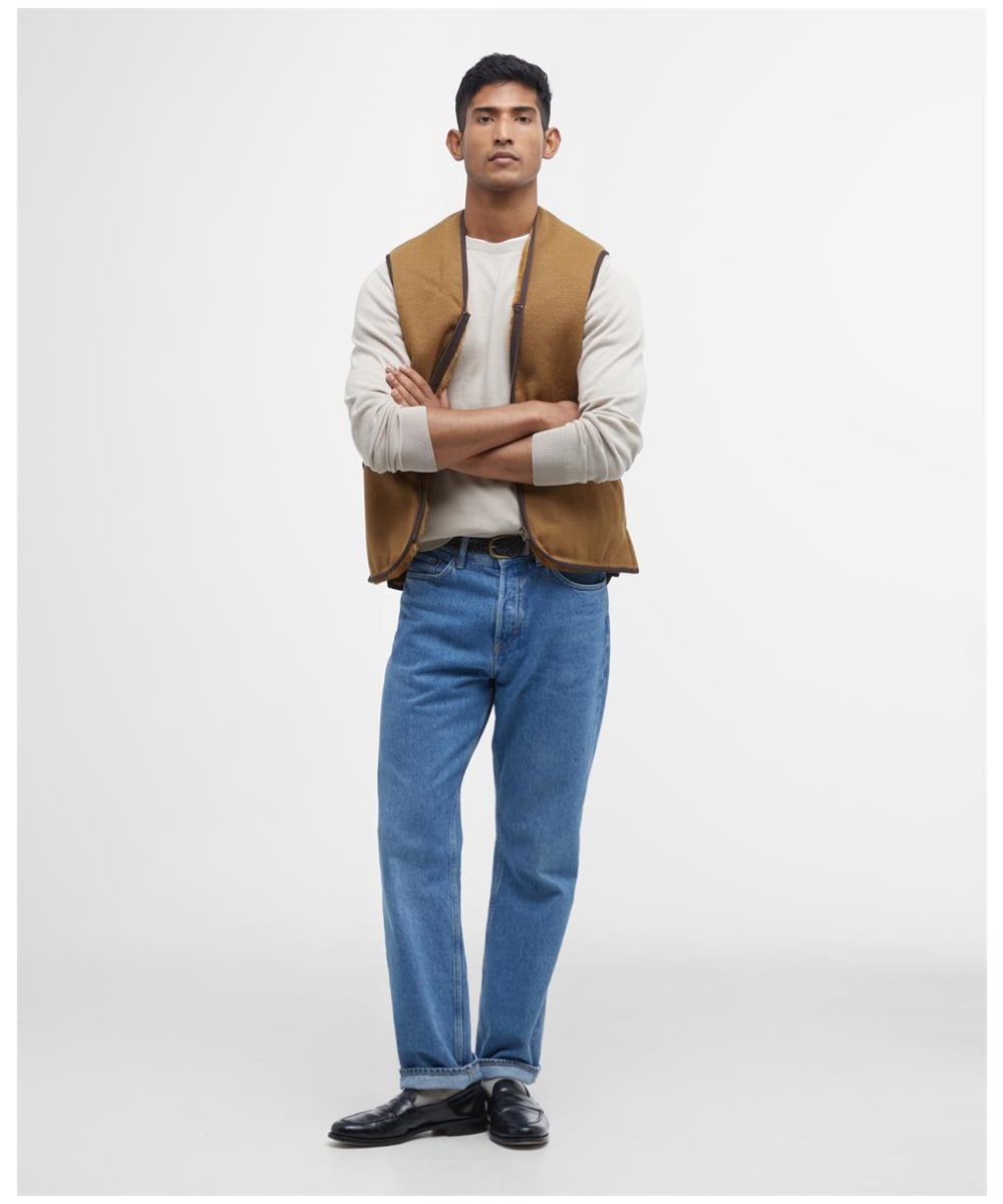 Men's Barbour Warm Pile Waistcoat / Zip-In Liner
