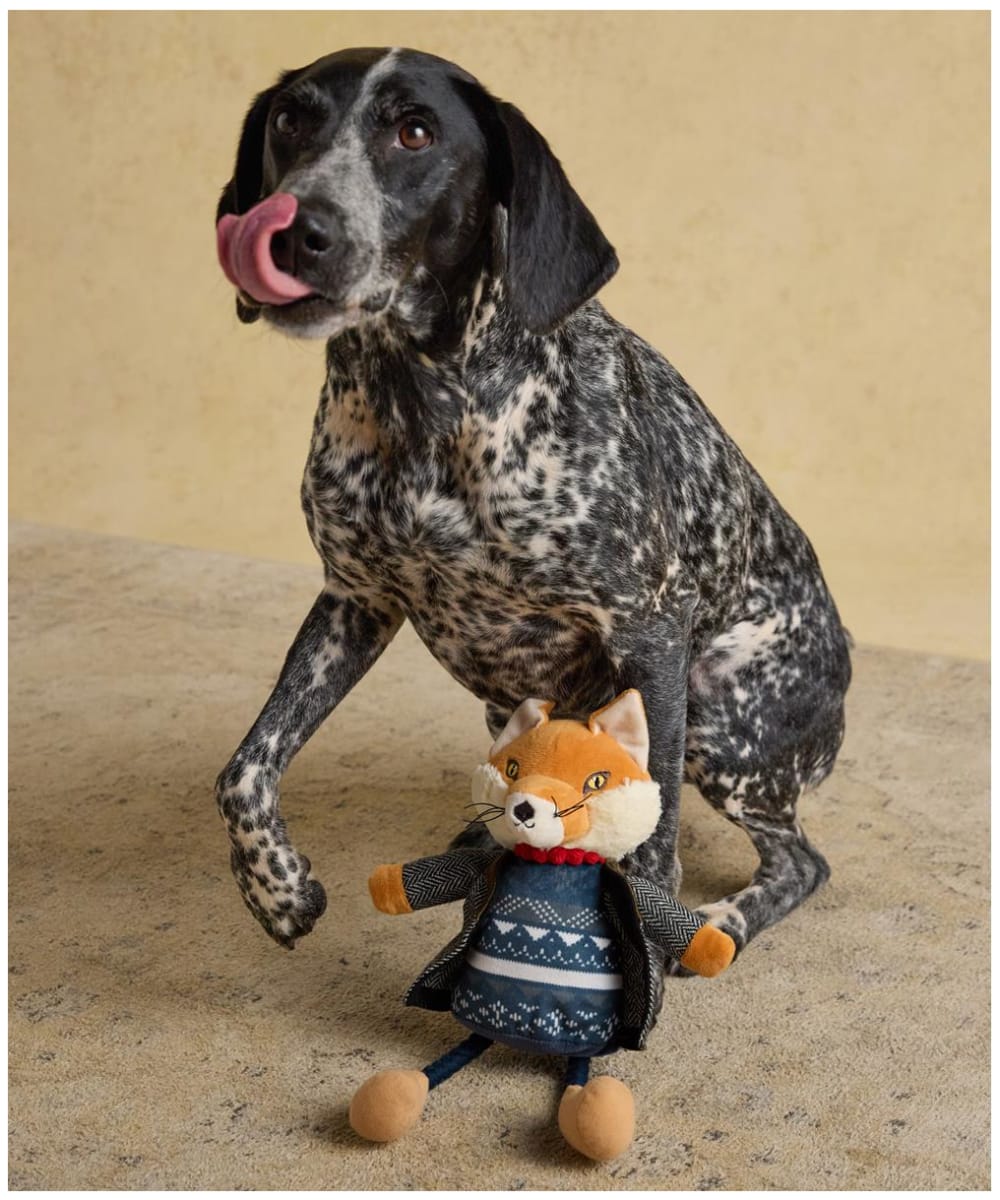 Joules Jonty Tweedy Fox Dog Toy