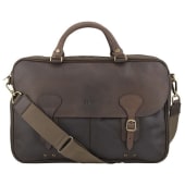 Barbour Wax and Leather Briefcase