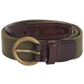 Women s Barbour Leather Stretch Webbing Belt