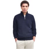 Men's Barbour Essential Wool Half Zip Sweater