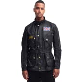 Barbour international union jack jacket store