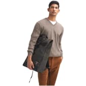 Barbour Field Wax Fold Over Top Backpack