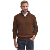 Men's Barbour Essential Wool Half Zip Sweater