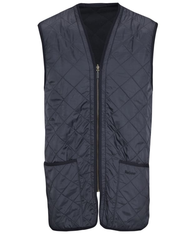 Men's Barbour Polarquilt Waistcoat / Zip-In Liner - Navy