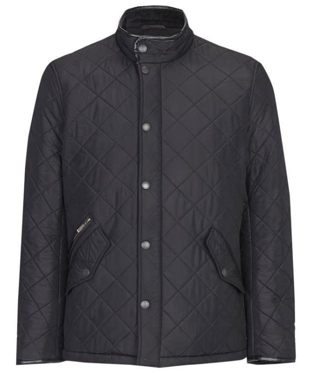 Men's Barbour Powell Quilted Jacket - Black