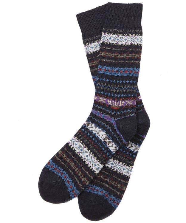 Men's Barbour Boyd Socks - Navy Mix