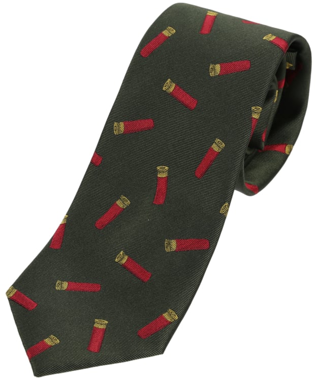 Men's Soprano Gun Cartridge SilkTie - Green