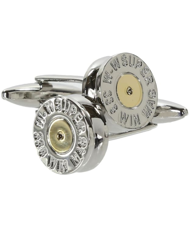 Men's Soprano Cartridge Stamp Cufflinks - Silver