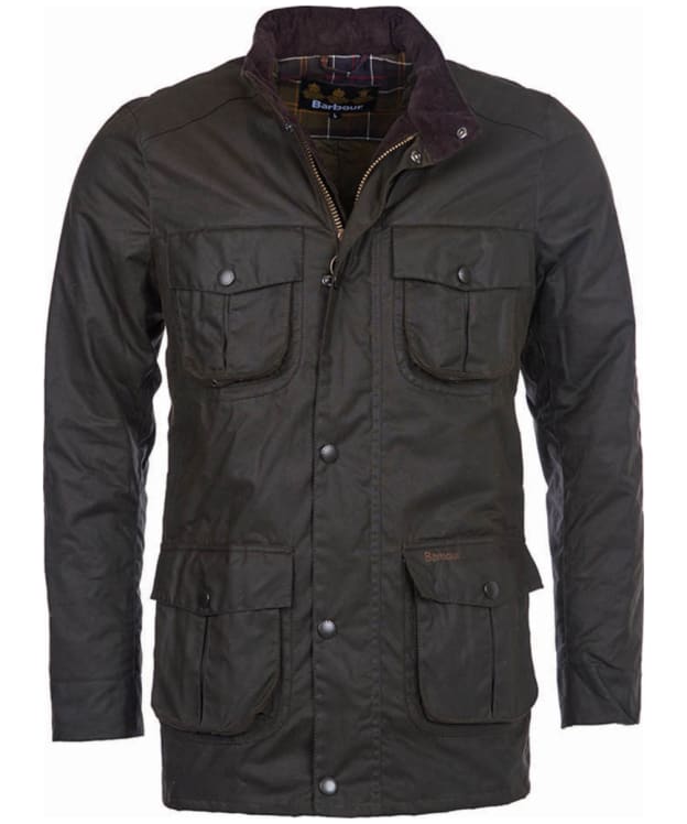 Men's Barbour Corbridge Waxed Jacket - Olive