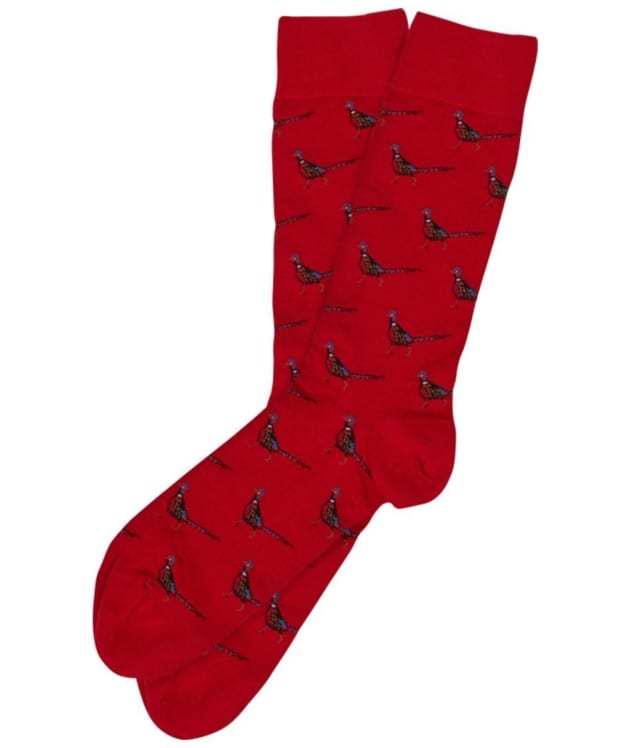 Men's Barbour Mavin Socks - Red / Pheasant