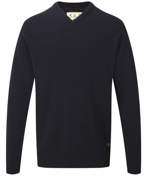 Men's Barbour Nelson Essential V Neck Jumper - Navy