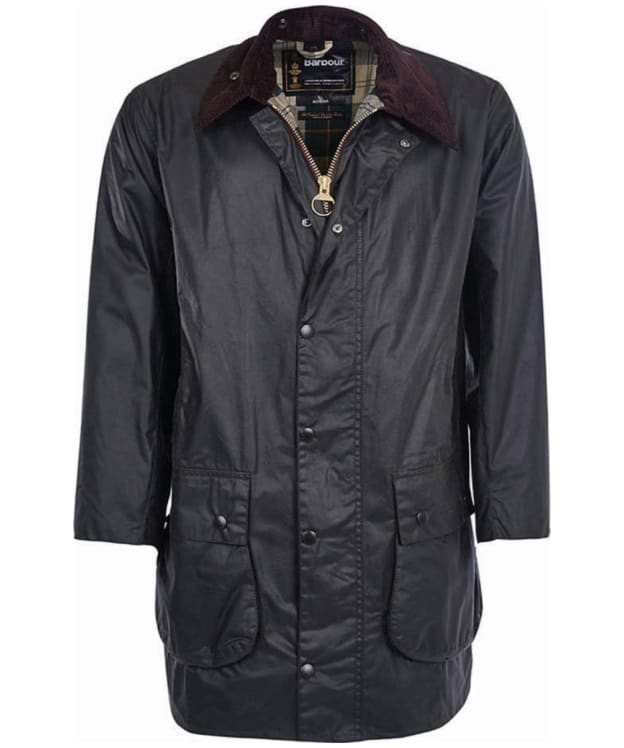 Men's Barbour Border Waxed Jacket - Sage