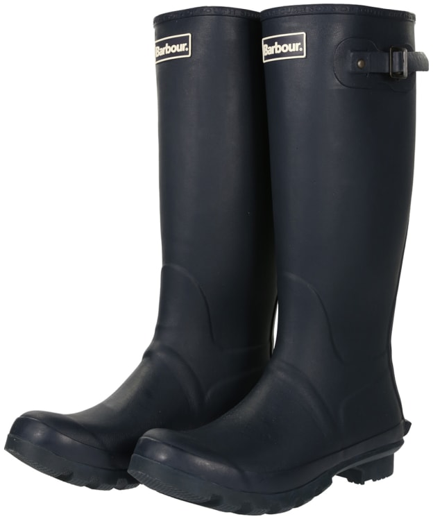 Men's Barbour Bede Tall Wellingtons - Navy