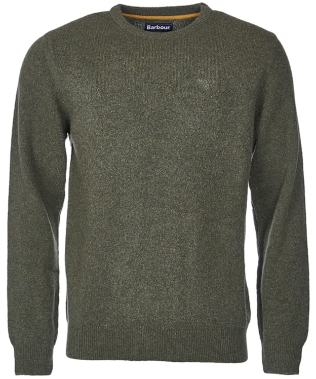 Men's Barbour Tisbury Crew Neck Sweater - Forest