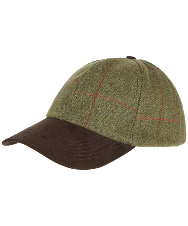 Men's Alan Paine Combrook Tweed Baseball Cap - Sage