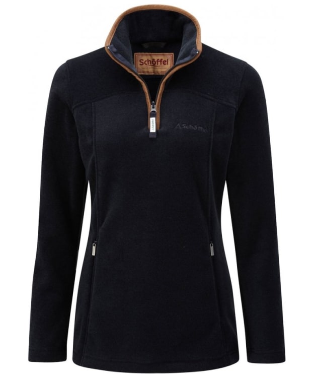 Women's Schoffel Tilton 1/4 Zip Fleece Pullover - Navy