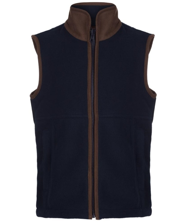 Children's Alan Paine Aylsham Fleece Waistcoat, 3-16yrs - Dark Navy