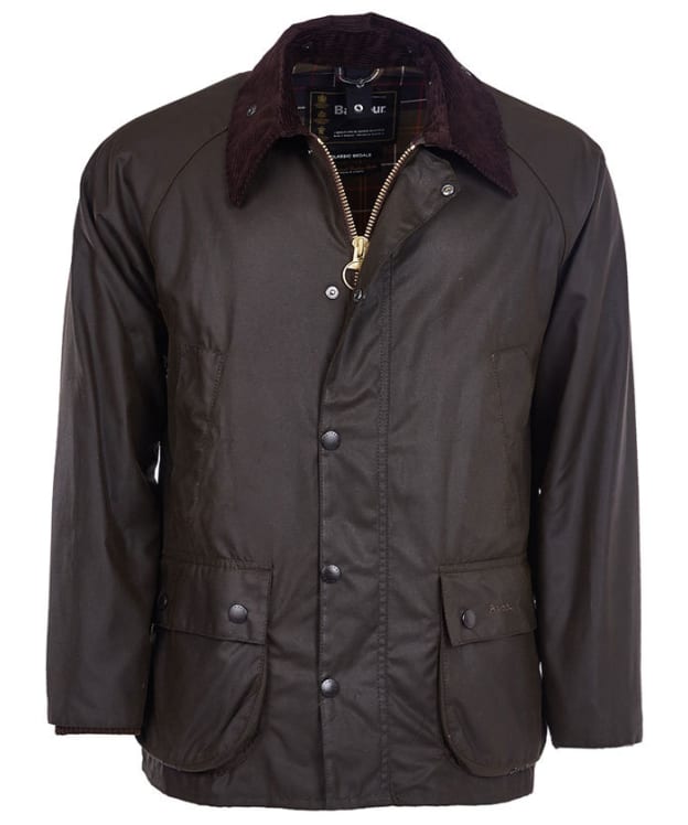 Men's Barbour Classic Bedale Waxed Jacket - Olive