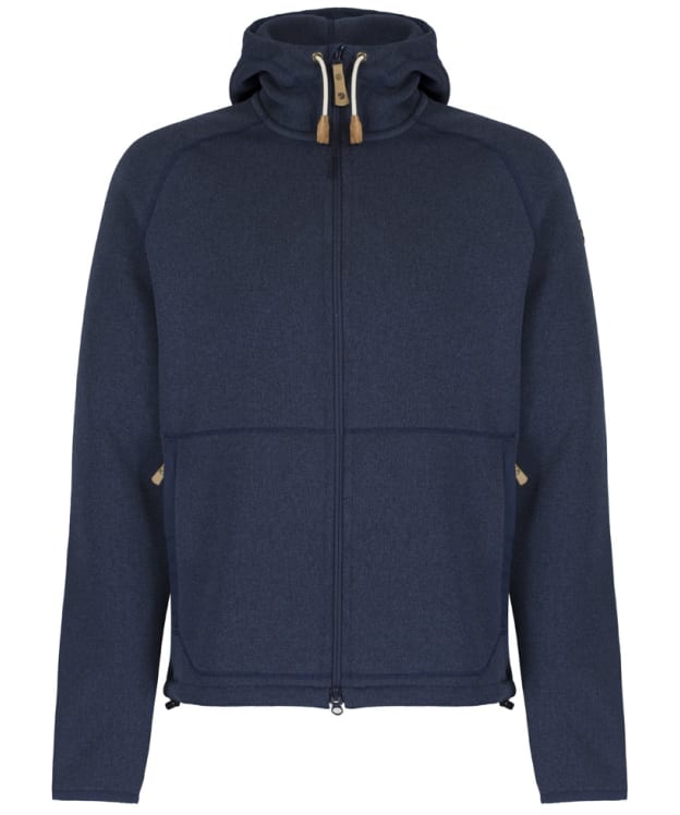 Men's Fjallraven Ovik Fleece Hoodie - Navy