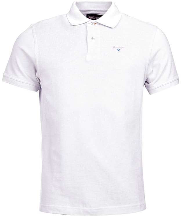 Men's Barbour Sports Polo 215G - White