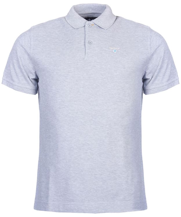 Men's Barbour Sports Polo 215G - Grey Marl