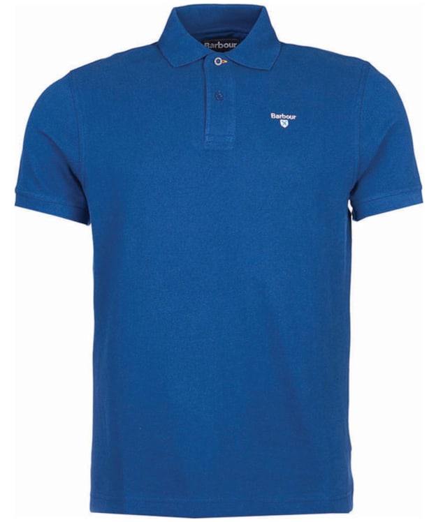 Men's Barbour Sports Polo 215G - Deep Blue