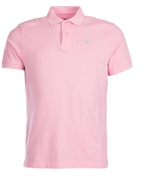 Men's Barbour Sports Polo 215G - Pink