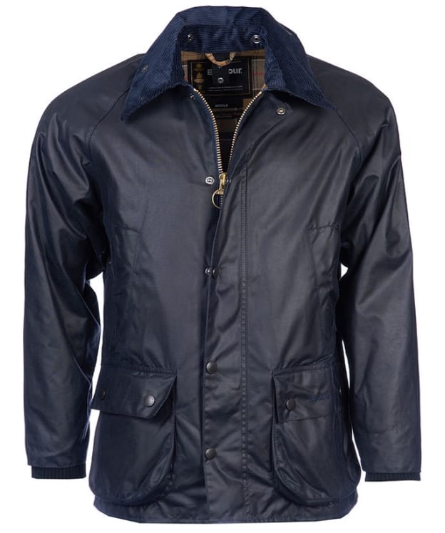 Men's Barbour Bedale Waxed Jacket - Navy