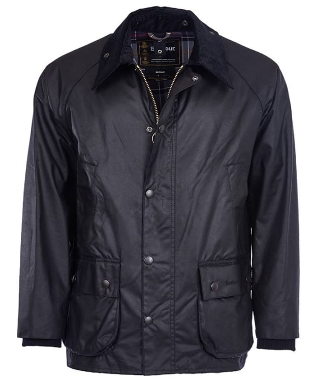 Men's Barbour Bedale Waxed Jacket - Black