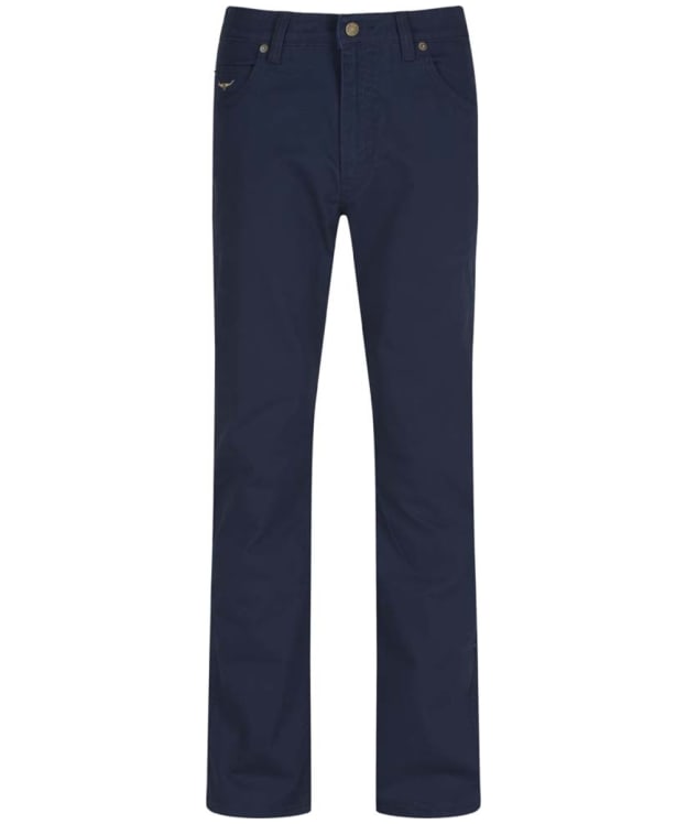 Men's R.M. Williams Linesman Stretch Drill Jeans - Regular Fit - Straight Leg - Navy