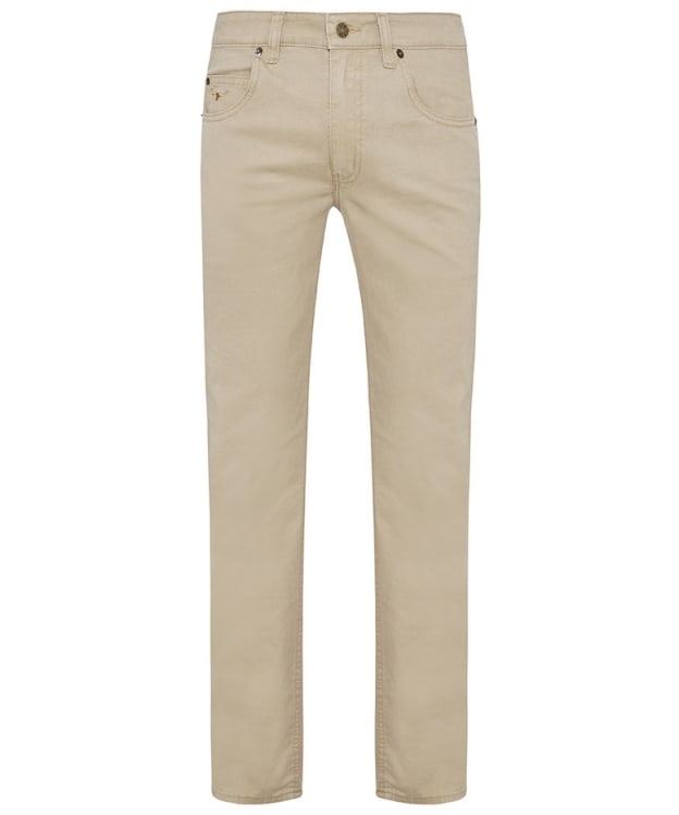 Men's R.M. Williams Linesman Stretch Drill Jeans - Slim Fit - Tapered Leg - Buckskin
