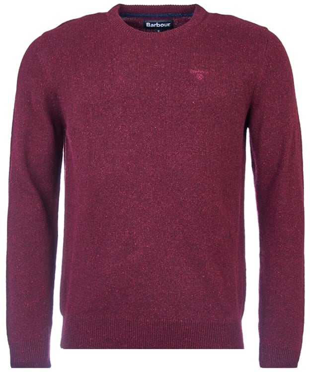 Men's Barbour Tisbury Crew Neck Sweater - Ruby